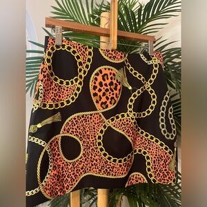 Monk Skirt Animal Print🐅& ⛓️beautiful Print